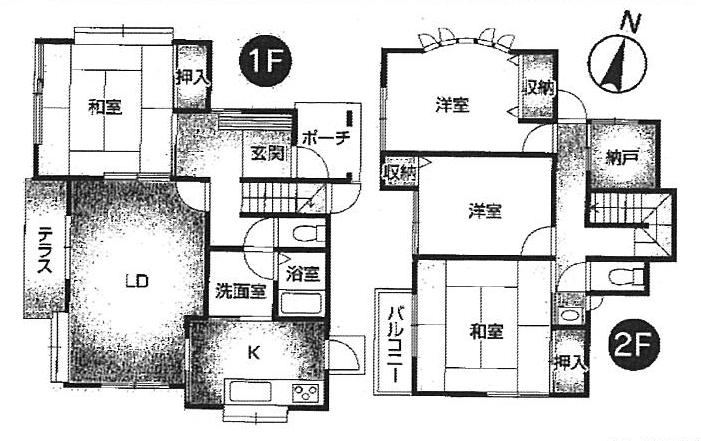 佐伯区 構造:木造土地面積:191.73平米 ( 57.99坪 ) 建物面積:112.86平米 ( 34.14坪 )