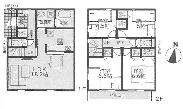 安佐南区 構造:木造土地面積:101.29平米 ( 30.64坪 ) 建物面積:93.95平米 ( 28.41坪 )