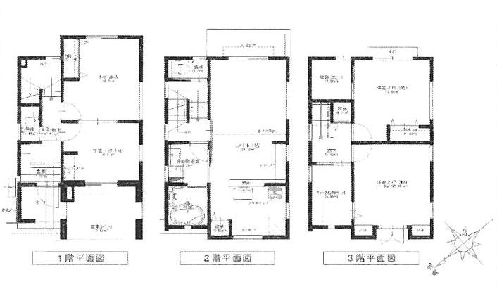 安佐南区 構造:木造土地面積:75.61平米 ( 22.87坪 ) 建物面積:115.01平米 ( 34.79坪 )