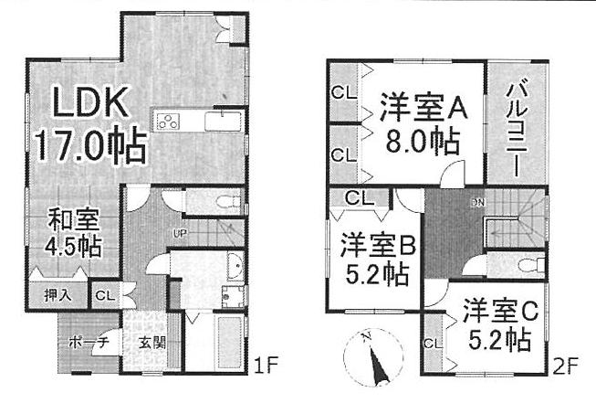 東区 構造:木造土地面積:173平米 ( 52.33坪 ) 建物面積:104.34平米 ( 31.56坪 )