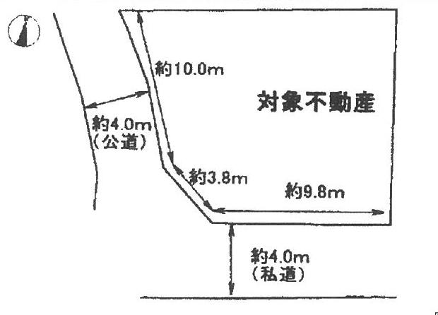 安佐南区　土地面積:148.82平米 ( 45.01坪 )　